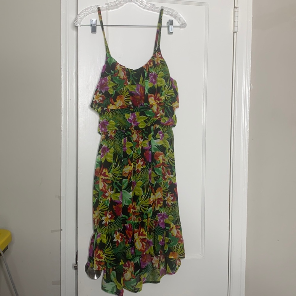 Floral plus size dress